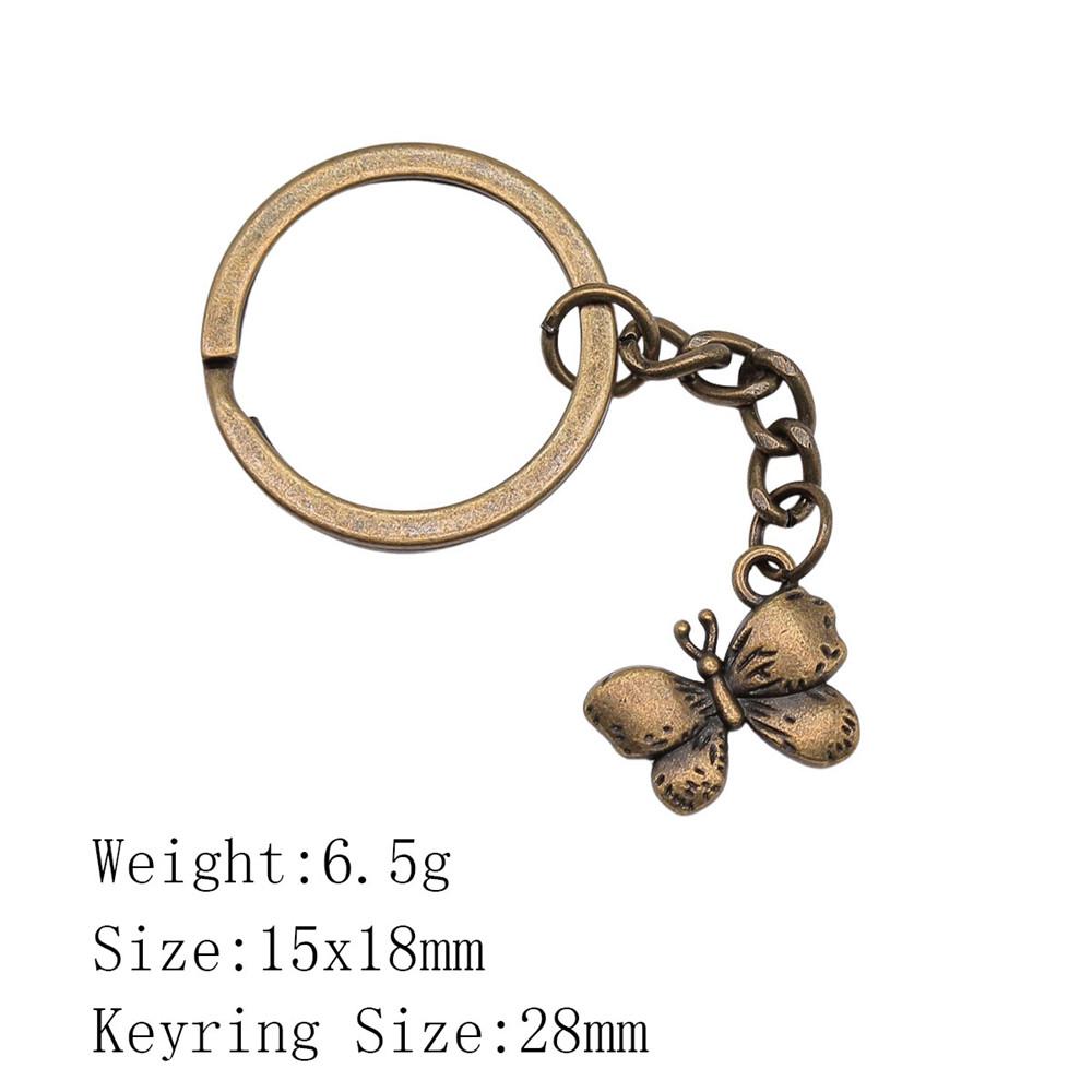 Рождественские украшения Автомобильный брелок Пчела Бабочка Брелок Дешевые вещи Детский брелок