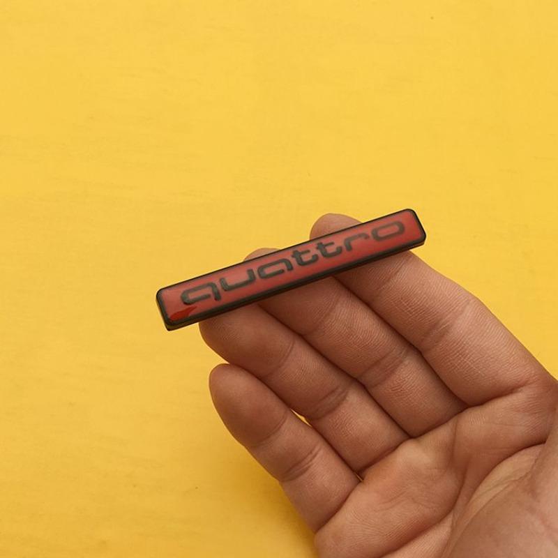 Suitable for 4WD standard interior metal sticker decoration A4L A6L Q3 Q5 A7A8 modified standard limited edition