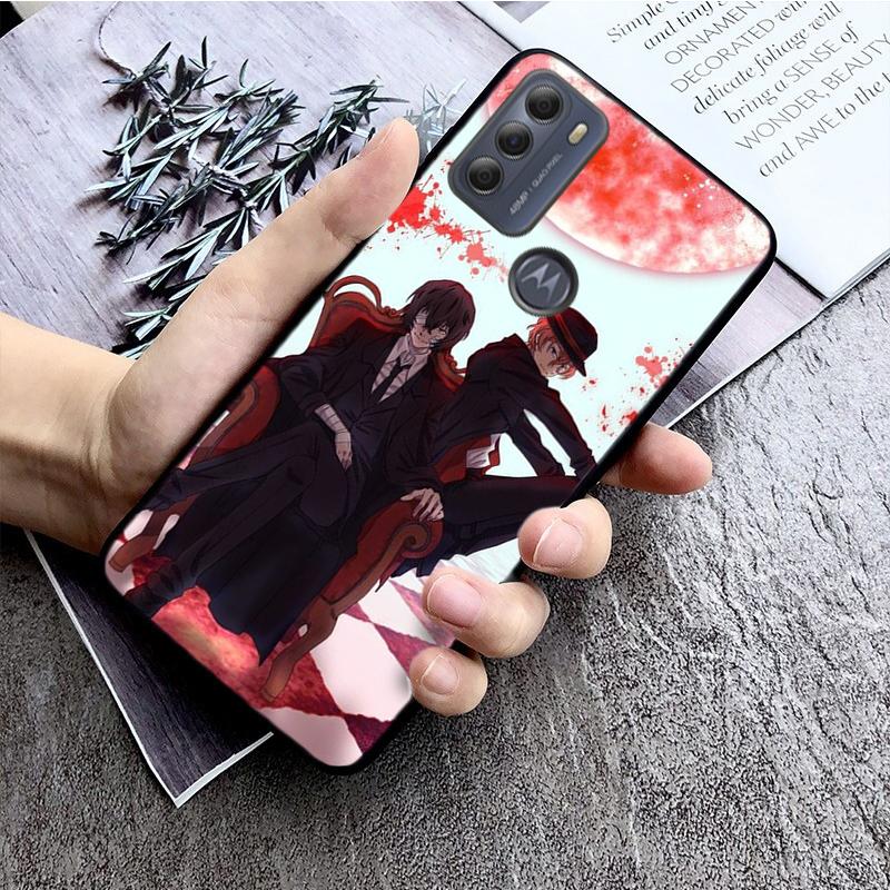 Чехол для телефона Bungou Stray Dogs для Motorola Moto E32 E20 E40 G22 G52 G20 G30 G100 G60 G50 G10 GPure GStylus G9 One Action Macro