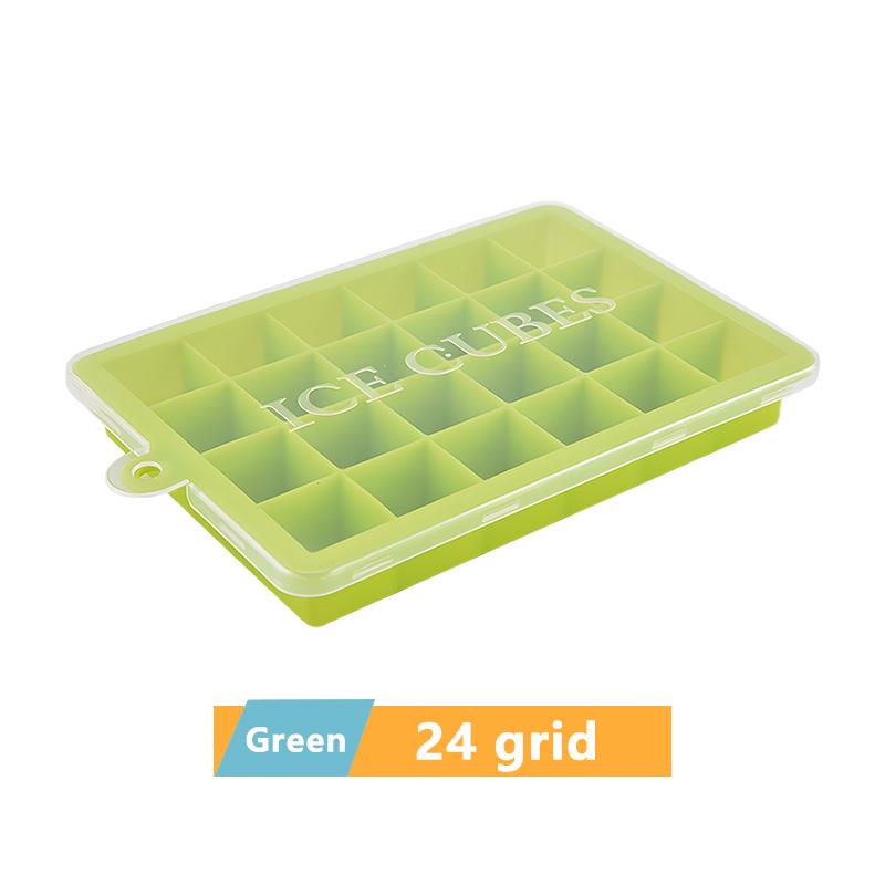 4/6/8/15/24 сетка большой лоток для льда гигантский большой пищевой силиконовый кубик льда квадратный лоток форма DIY льдогенератор лоток для кубиков льда