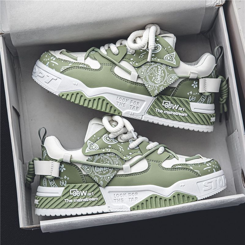 Модные мужские кроссовки Повседневная обувь для активного отдыха Мужские вулканизированные туфли на шнуровке Дышащие износостойкие теннисные туфли Zapatillas