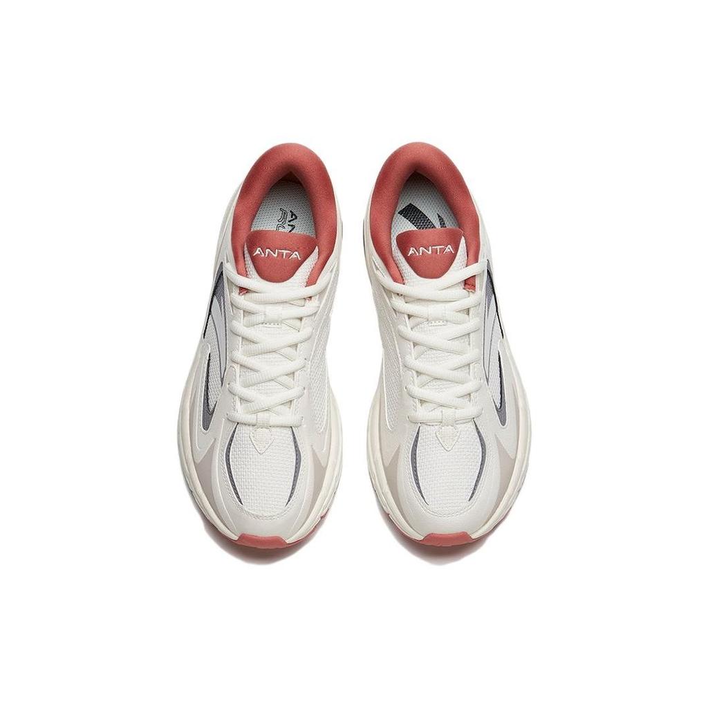 Anta AT952 Shock Absorbing Wear Resistant Low Top Sports Casual Shoes Women Sneaker Rose-Pink 922235597-5