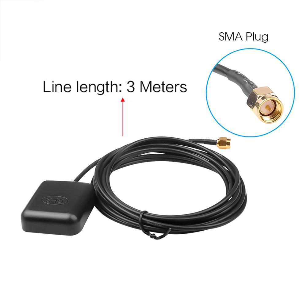 Gps Antenna Car Signal Amplification Receiver Sma Connector Cable 1575.42mhz Auto Gps Navigation Antenna Base A-d