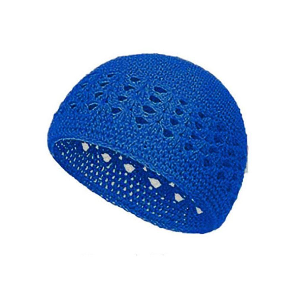 Эластичная куфи шапка вязаная хлопковая шапка-бини унисекс крючком