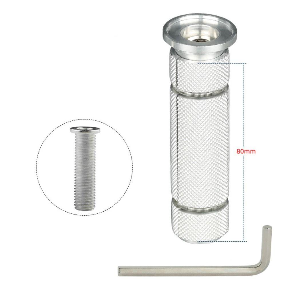 Aluminum Alloy Bicycle Fork Steerer Silver Star Nut Adjuster Carbon Compression Plug  Bicycle