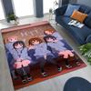Аниме K-ON Каваи Девочка Хирасава Юи Музыка Мультяшный Ковер для Спальни Гостиной Дивана Домашний Придверный Коврик Декор, Детский Нескользящий Напольный Коврик