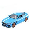 1/32 BWM-M8 Alloy Car Model High Simulation Diecasts Toy with Sound and Light Pull Back Vehicles Decoration Toys for Kids
