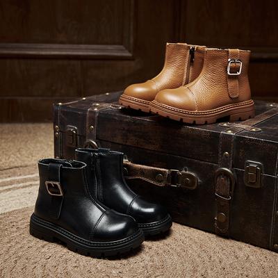 Детские модные ботинки. Осенне-зимние повседневные ботинки для мальчиков и девочек.