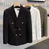 Spring & Autumn 2022 Men's Loose Fit Suit Jacket - Trendy Korean Style Formal Business Top