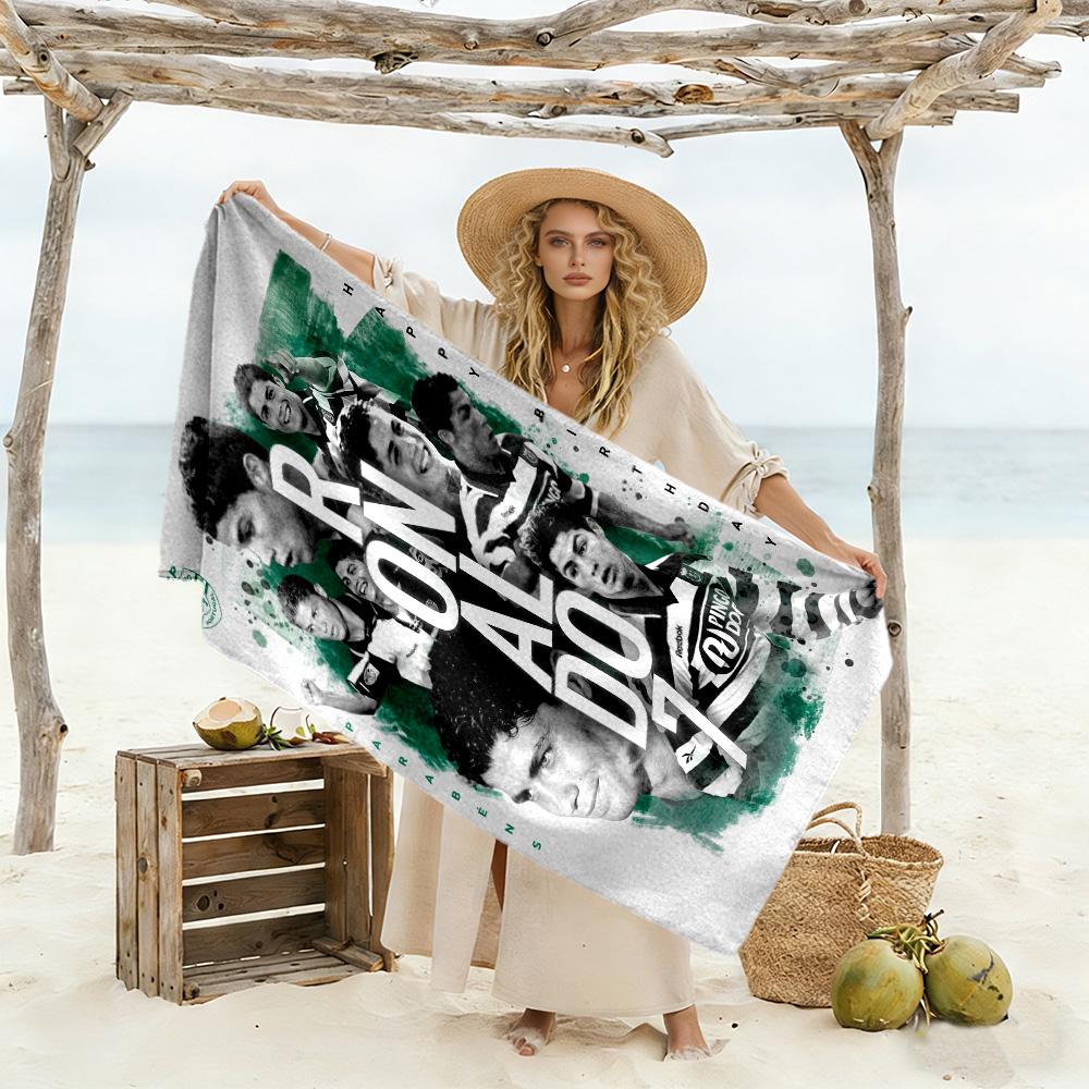 Cr7 Juventus Celebration Beach Towel Soft Durable Quick-Dry Comfortable Lightweight Perfect for Traveling Yoga Camping and Swimming