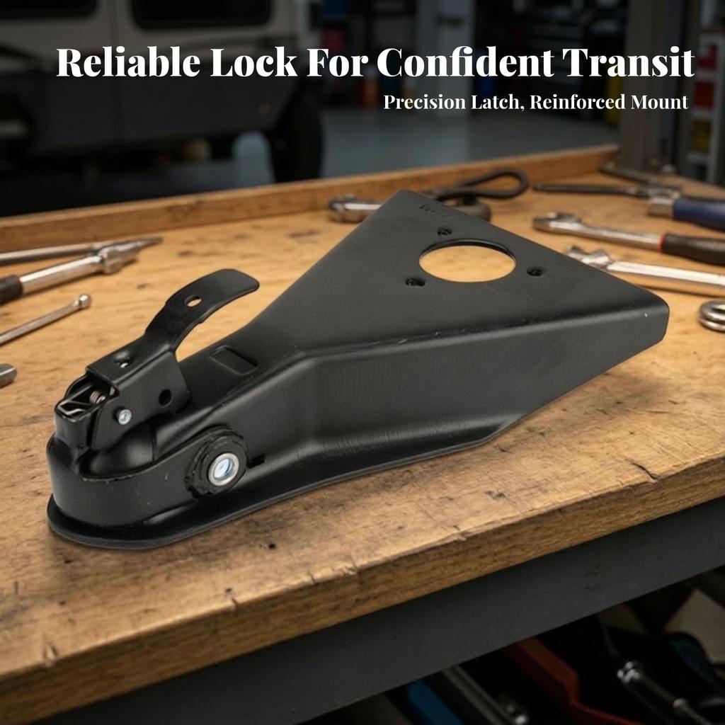Powder-Coated V-Shape Trailer Coupler High-Strength 2-Inch Hitch