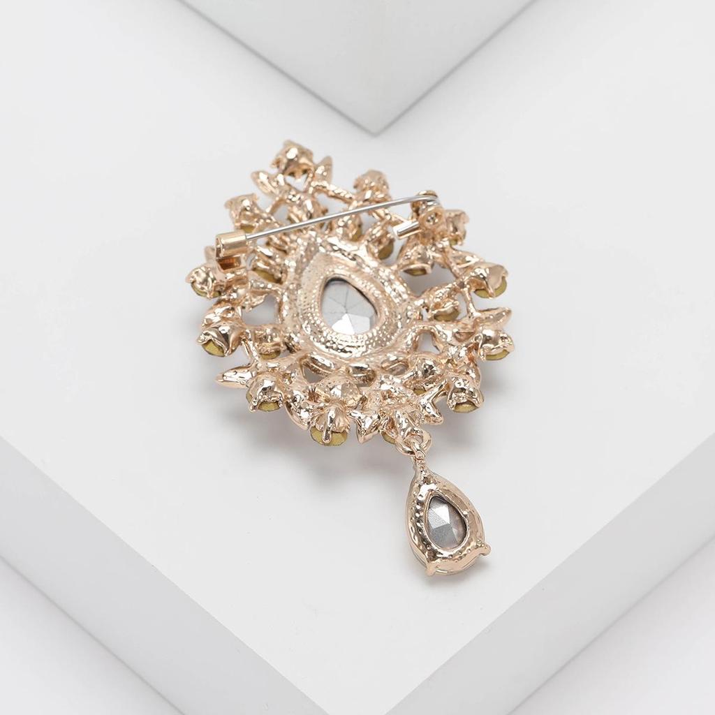 Брошь-подвеска из стекла в корейском стиле - Модный универсальный аксессуар для одежды