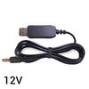 1Pcs Dc 5V-12V Boost Voltage Cable Usb Converter Adapter Power Bank Router Cord