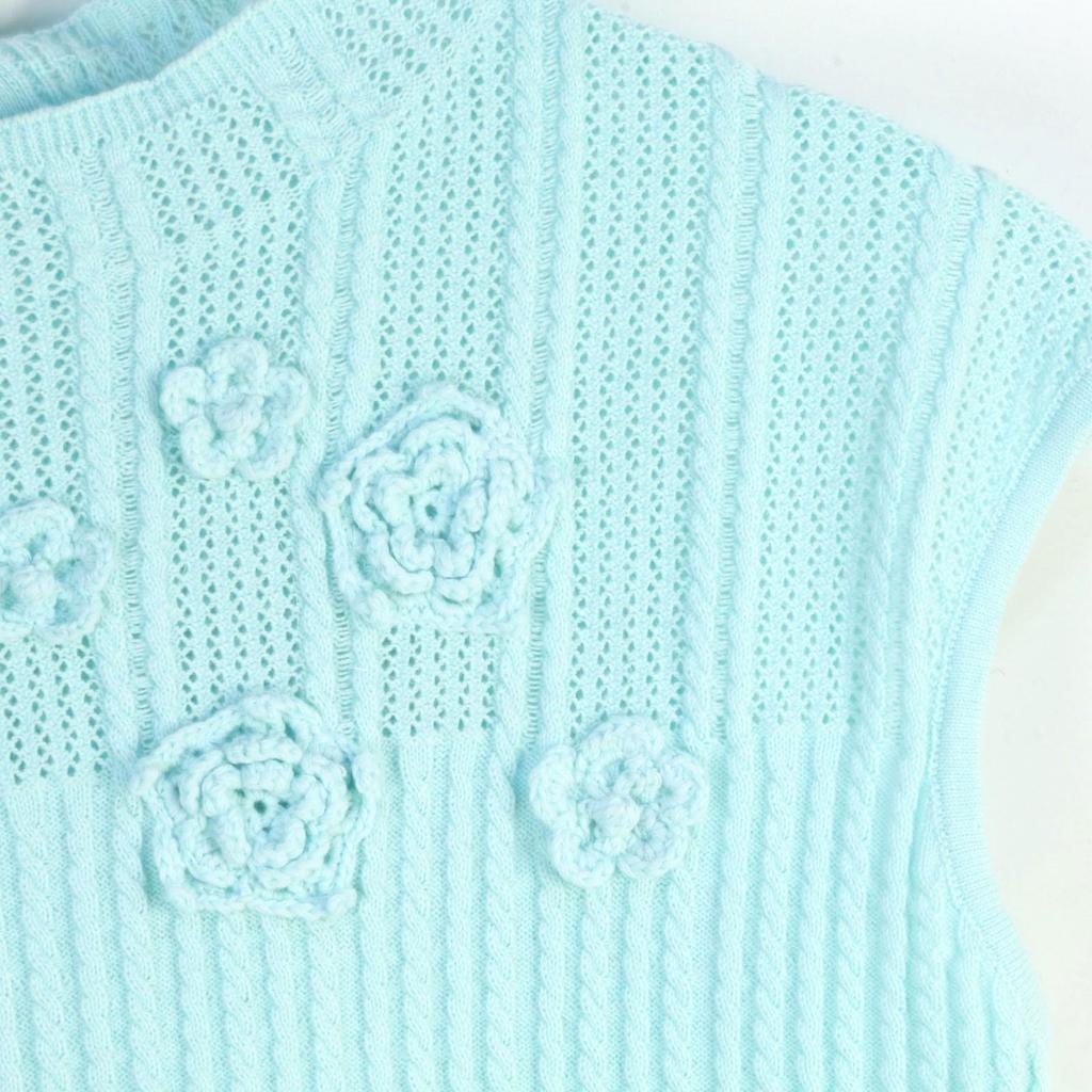 Женский трикотажный комплект «Камелия»: Кардиган, Жилет + Юбка – Весенне-летний стиль лесной феи