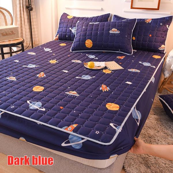 Модный 100% хлопок, толстый наматрасник, наматрасник, наматрасник, мягкий наматрасник, моющийся простынь, домашний текстиль