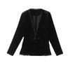 New Fashionable Spring and Autumn Jacket Trendy Small Suit Small Black Jacket for Women