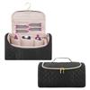 Linkidea Travel Carry Case Air Warp Style Compatible Portable Hanging Hair Dryer Storage Case with Side Mesh Pocket Hair Dryer Accessories Organizer