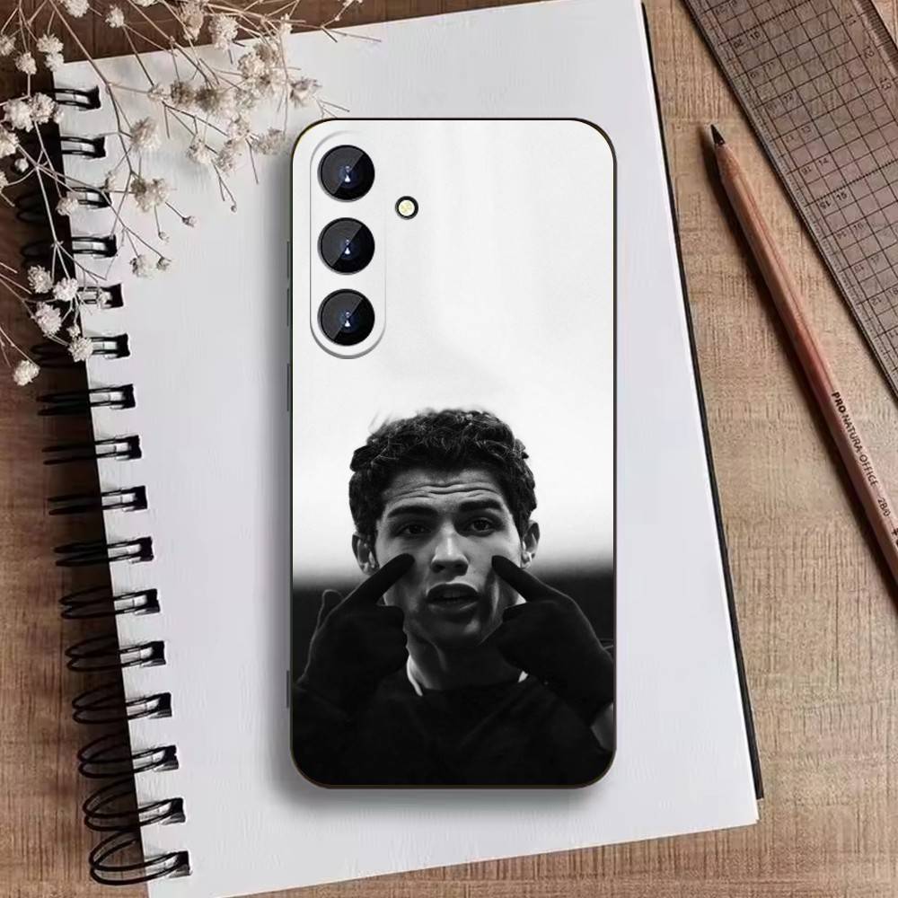 Чехол для телефона Player L-Ronaldo C-CR7 для Samsung Galaxy A73, A72, A71, A70, A52, A51 Другие Мягкий Черный Чехол