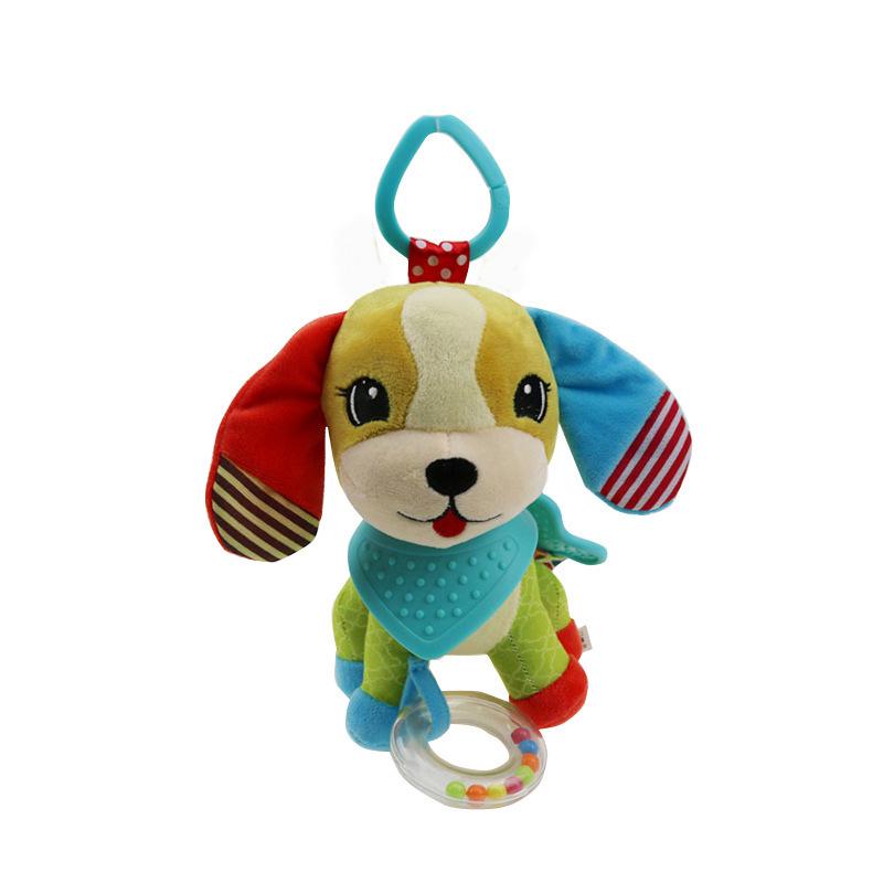 Успокаивающая плюшевая кукла-подвеска для детских автокресел и колясок