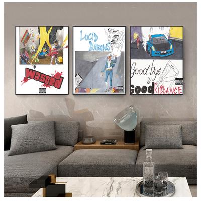 Juice Wrld Death Race for Love горячий альбом рэп хип-хоп музыка звезда искусство холст картина плакат настенный домашний декор Quadro Cuadros без рамки