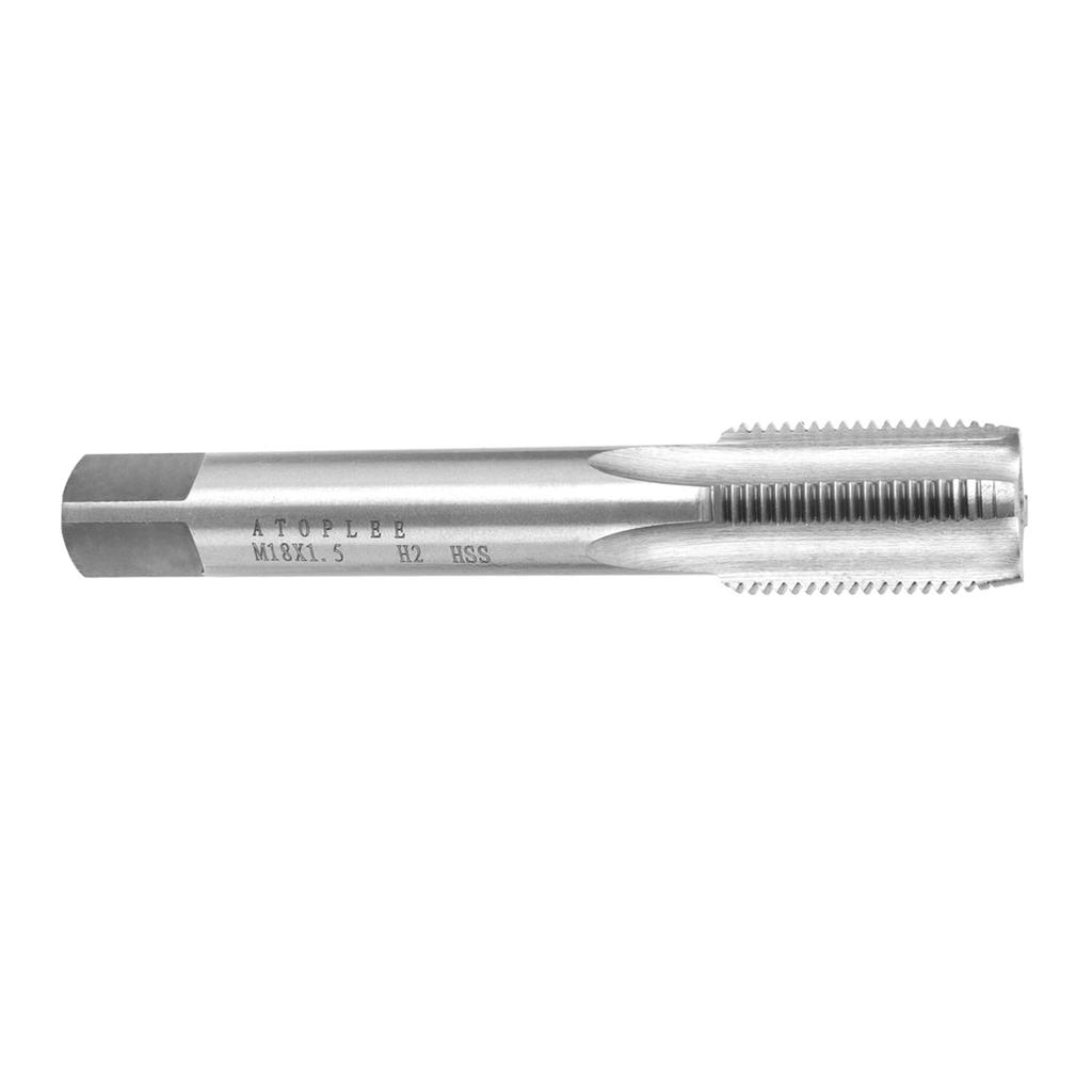ATOPLEE Metric Thread Tap, M18 HSS 6542 Right-Hand Thread Tap (M18x1.5)