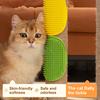 Cat Face Scratcher Brush Wall Corner Self-Cleaning Glove Massage Tool Cat Gentle Silicone Comb Teeth Easy To Install Cat Hair Removal for Kitten