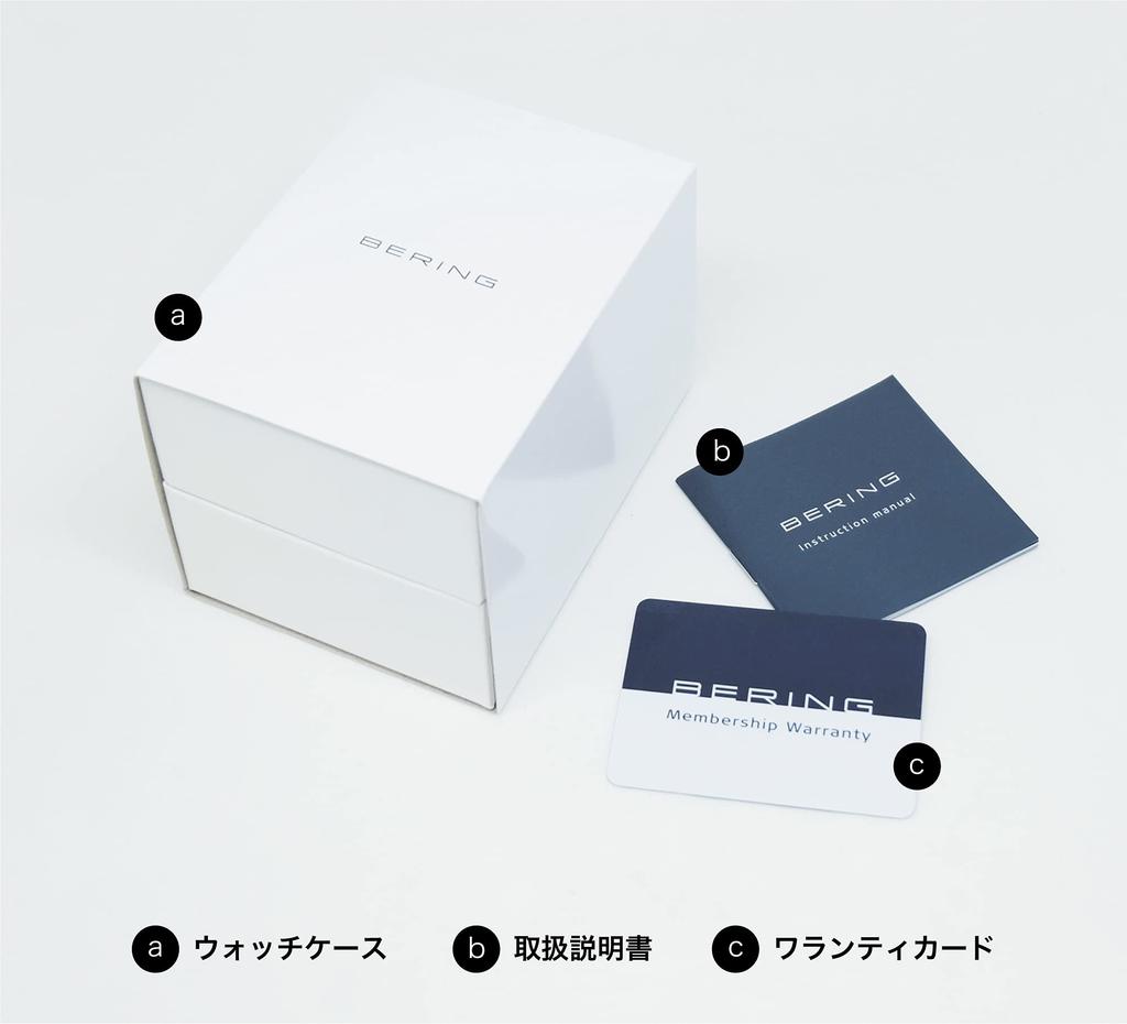 BERING Analog Quartz Classic Collection Watch Stainless Steel Strap Sapphire Crystal Genuine Imported Product 3 Year Internal Warranty Sapphire Glass