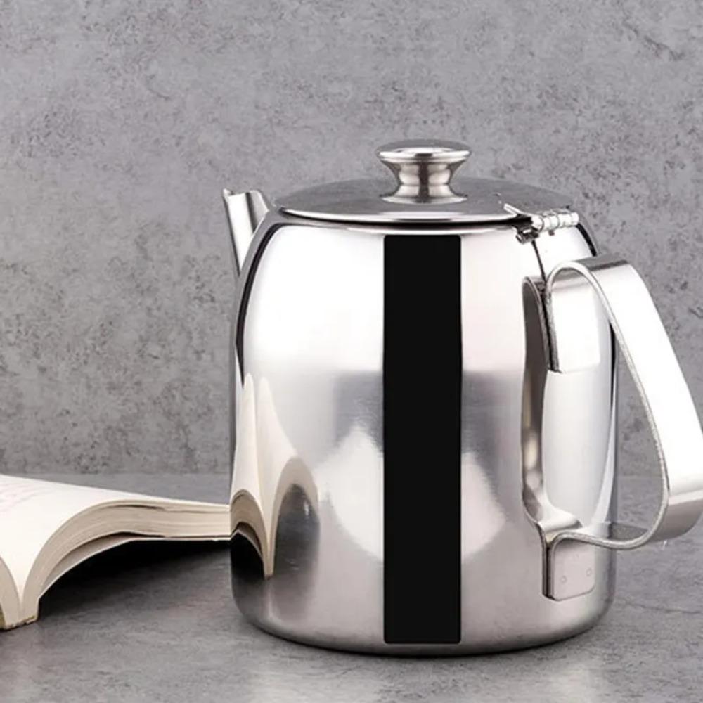 Thickened Stainless Steel Coffee Pot with Handle Cold Kettle Oil Pot Teapot Cafe