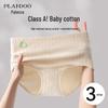 Palando Medical-Grade Women's 7A Anti-bacterial High-Waist Cotton Briefs 3-Pack