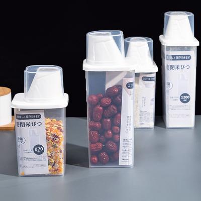 Кухонный контейнер для продуктов Герметичный криспер Емкость для зерна Хранение Сортировка кухни Контейнер для хранения риса Бутылки и банки