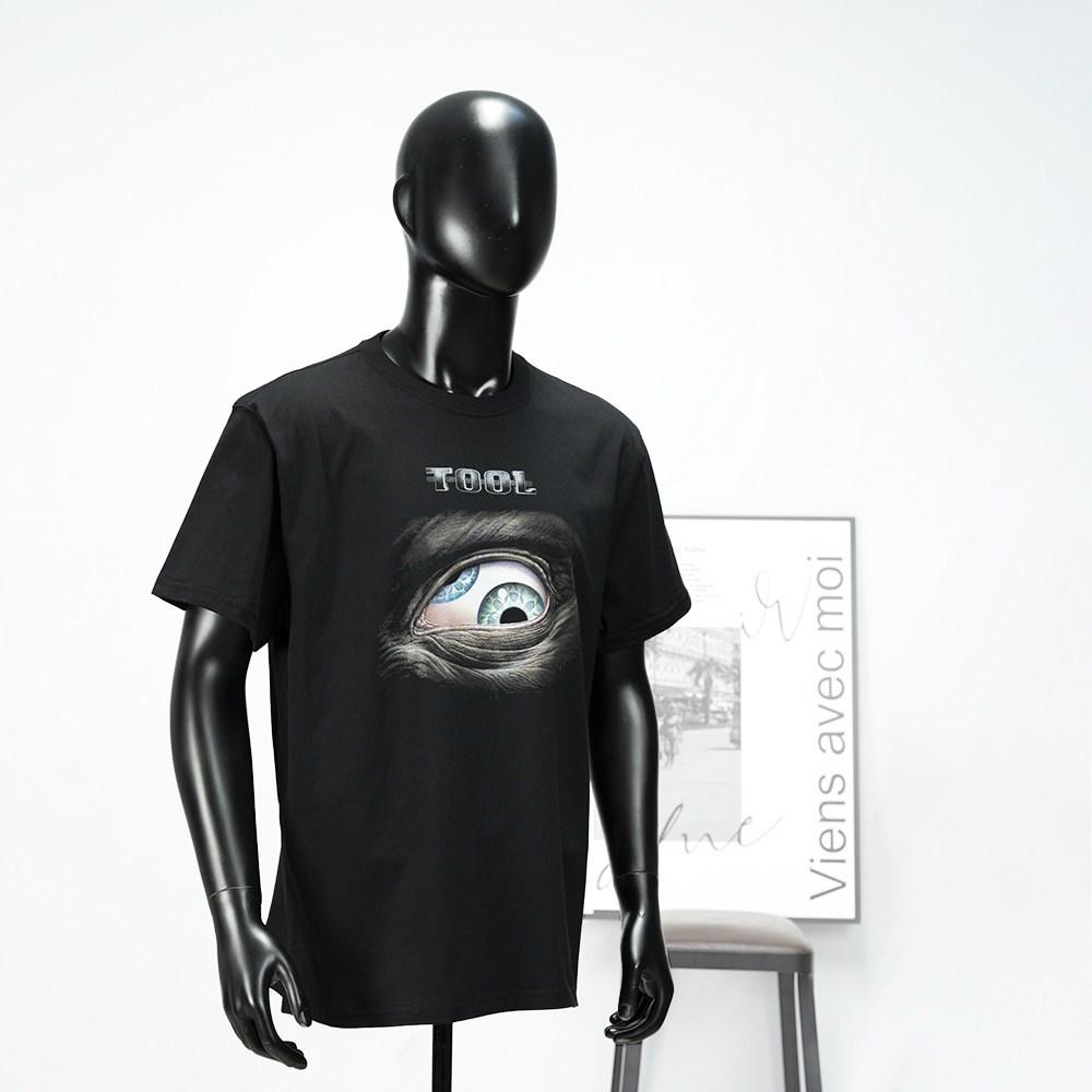 Tool Metal Band Album Rock Eyes Print ShortSleeved Trendy Brand Personalized TShirt