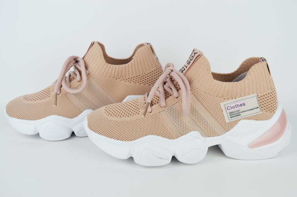 Кроссовки текстильные Lonza 2303 36 Пудровый