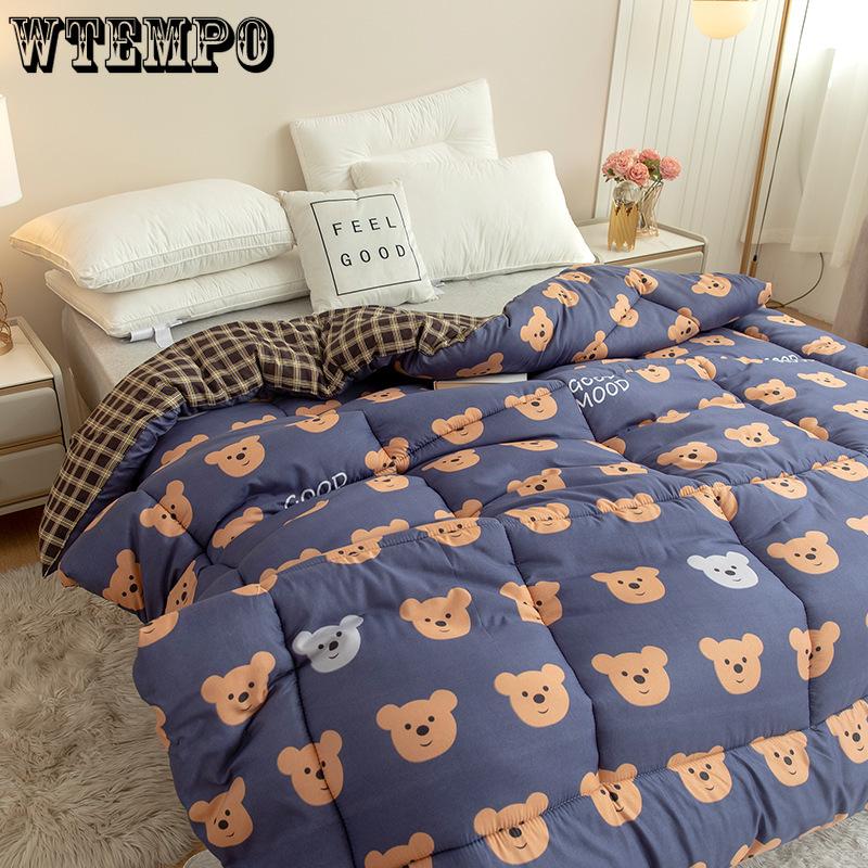 Роскошный комплект постельного белья в клетку Queen - устойчивый к пятнам, мягкий из микрофибры, легкий, дышащий, простой в уходе для любого сезона