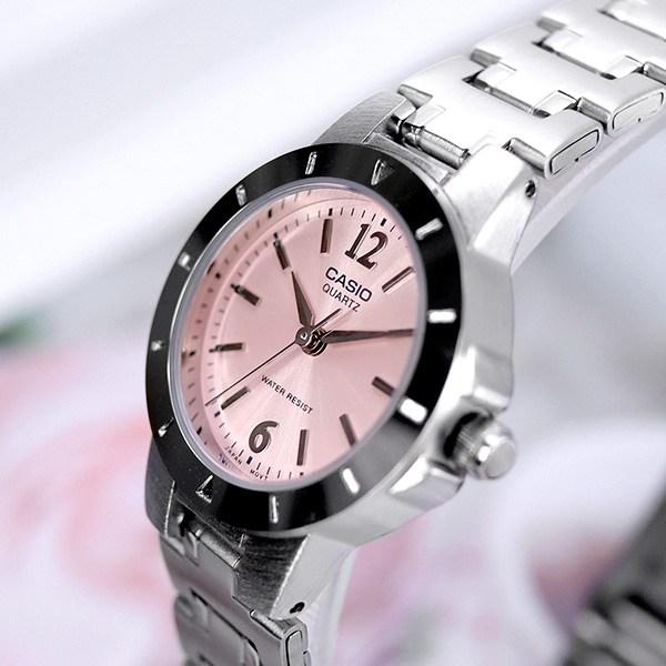Casio Женские модные стандартные простые металлические наручные часы