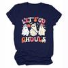 Summer Hot Sale Halloween Printed T-shirt Women's Summer Top T-Shirts (women’s)