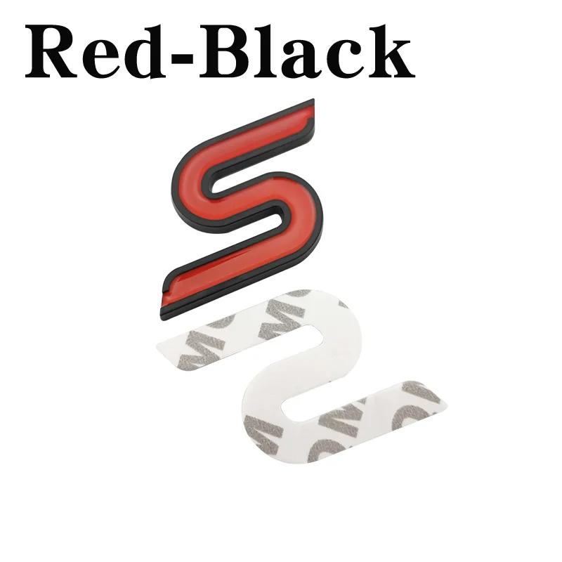 1 шт. 3D Металлическая решетка радиатора S Хромированный значок-эмблема Наклейки на автомобиль для Focus Fiesta Ecosport Kuga Mondeo Everest Стайлинг автомобиля