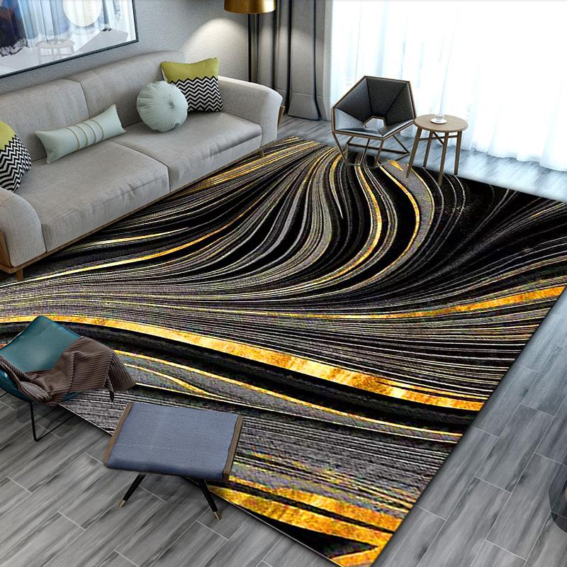 Кристально-бархатный ковер для дома, ковер для гостиной, коврик под диван и кофейный столик, коврик для пола в спальне, устойчивый к пятнам, мягкий плюшевый ковер