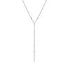 V Shaped Necklace with Bar for Women Stainless Steel Gold Chain Necklaces Party Jewelry Gifts