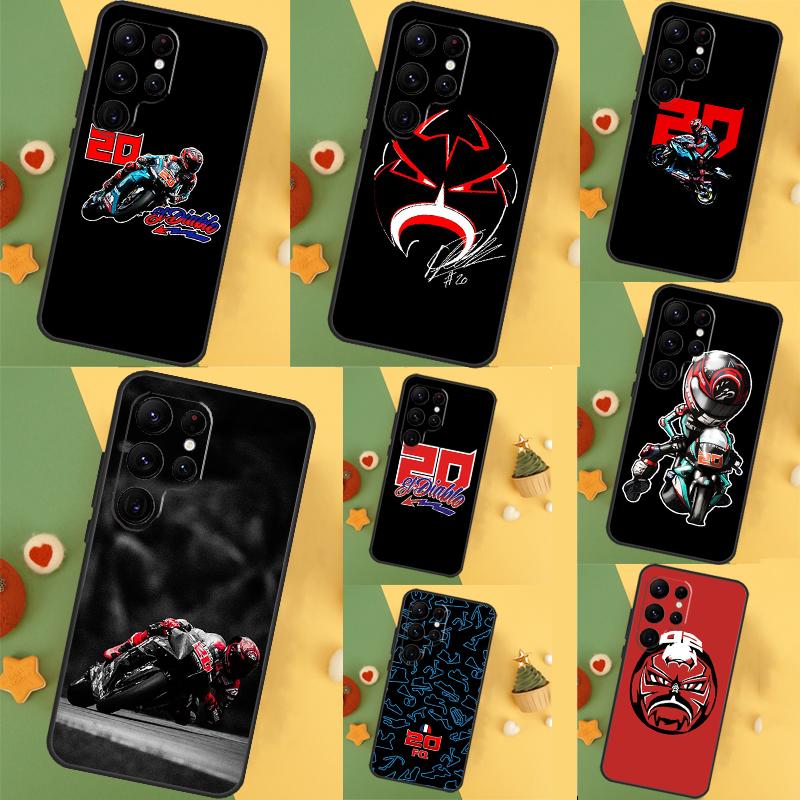 Чехол Moto Fabio Quartararo для Samsung Galaxy S24 Ultra S23 S22 Plus S21 S20 FE S8 S9 S10 Note 10 20 Ultra
