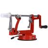 3 In 1 Hand-cranked Apple Peeler Multi-functional Fruit Apple Peeling Machine Stainless Steel Apples Slicer with Suction Base
