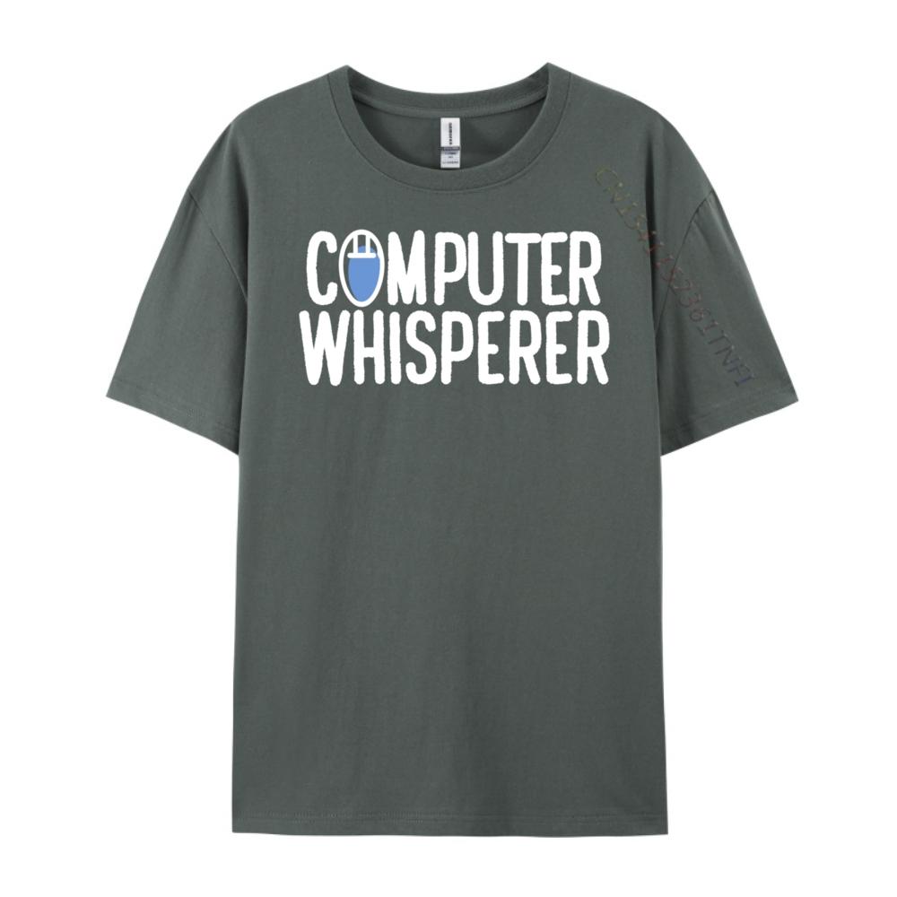 Pc Nerd Techie It Technician Computer Whisperer Blue And White Graphic T Shirts Women Classic Funny Gifts Big Size