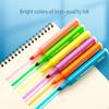Morning Light Fluorescent Marker Pens, 6/3 Colors, Water-Based Single-Head for Journals and Art (AHMV7602)