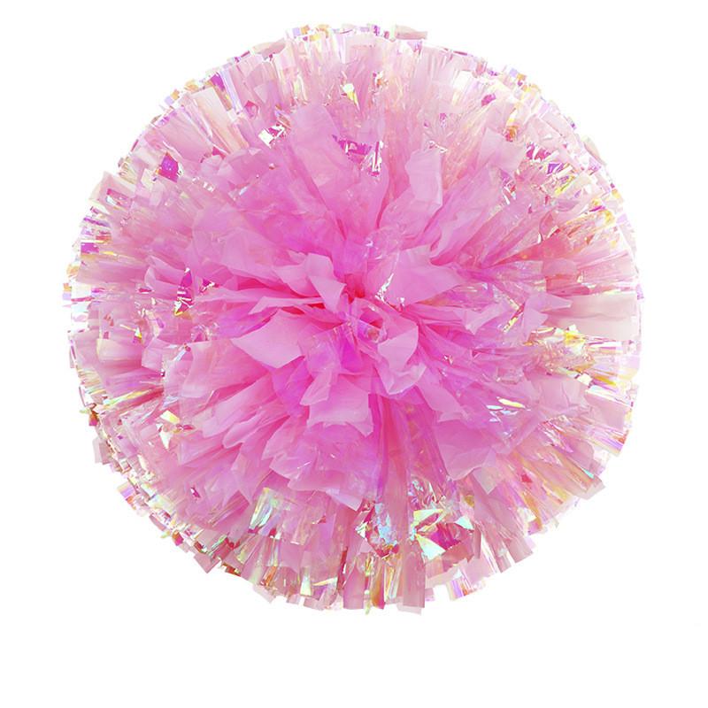 Женские разноцветные помпоны для черлидинга, шарики для черлидинга, черные и синие, золотые, серебряные, красные, зеленые, танцевальные аксессуары для черлидинга