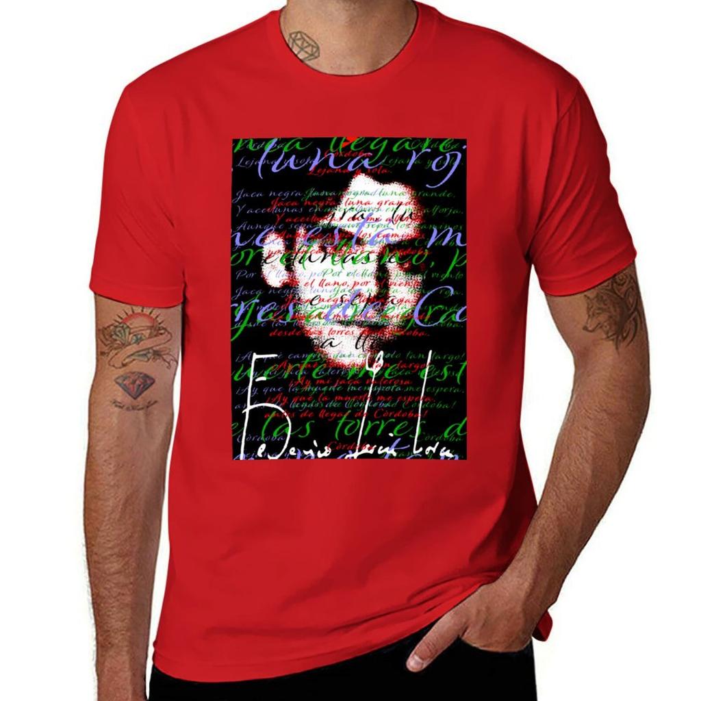 Федерико Гарсиа Лорка - Футболка Кордова летняя одежда рубашки футболки с принтом мужские футболки с принтом