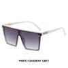 Классические брендовые солнцезащитные очки Женские квадратные градиентные дизайнерские очки для мужчин и женщин Тренд Модные оттенки