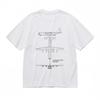 Men's Comfortable Classic T-Shirt Technical Cargo Plane Blueprint Graphic Tee