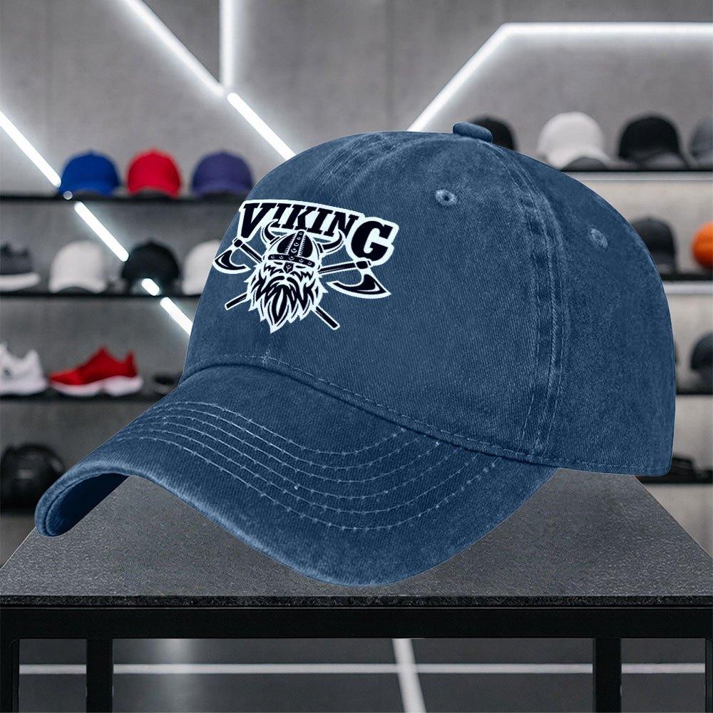 Viking Tomahawk Print Baseball Cap for Unisex and Women Fashionable Unisex Leisure Hat