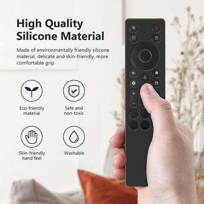 Для TCL RC923A/RC813A Силиконовый чехол для пульта дистанционного управления Защитная крышка для пульта дистанционного управления против царапин Ударопрочный корпус для пульта дистанционного управления ТВ-аксессуары