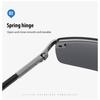 aoron Men's Driving Sunglasses Metal Polarized UV Protection Sunglasses