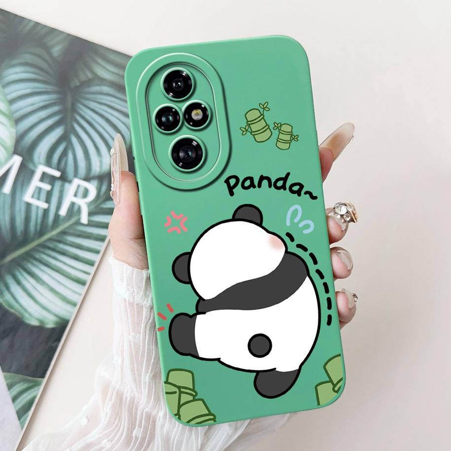 For Honor 200 Pro 5G Case ELP-AN00 Cover Cute Cartoon Panda Cat Shockproof Fundas For Honor200 Pro Bumper on Honor 200Pro Hoesje